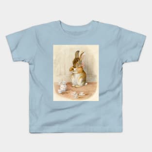 Rabbit Tea Party - Beatrix Potter Kids T-Shirt